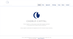 Desktop Screenshot of choruscapital.eu